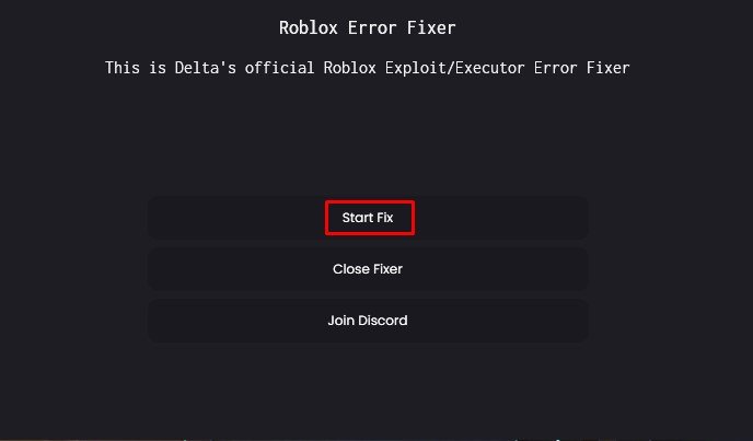 Roblox Error Fixer